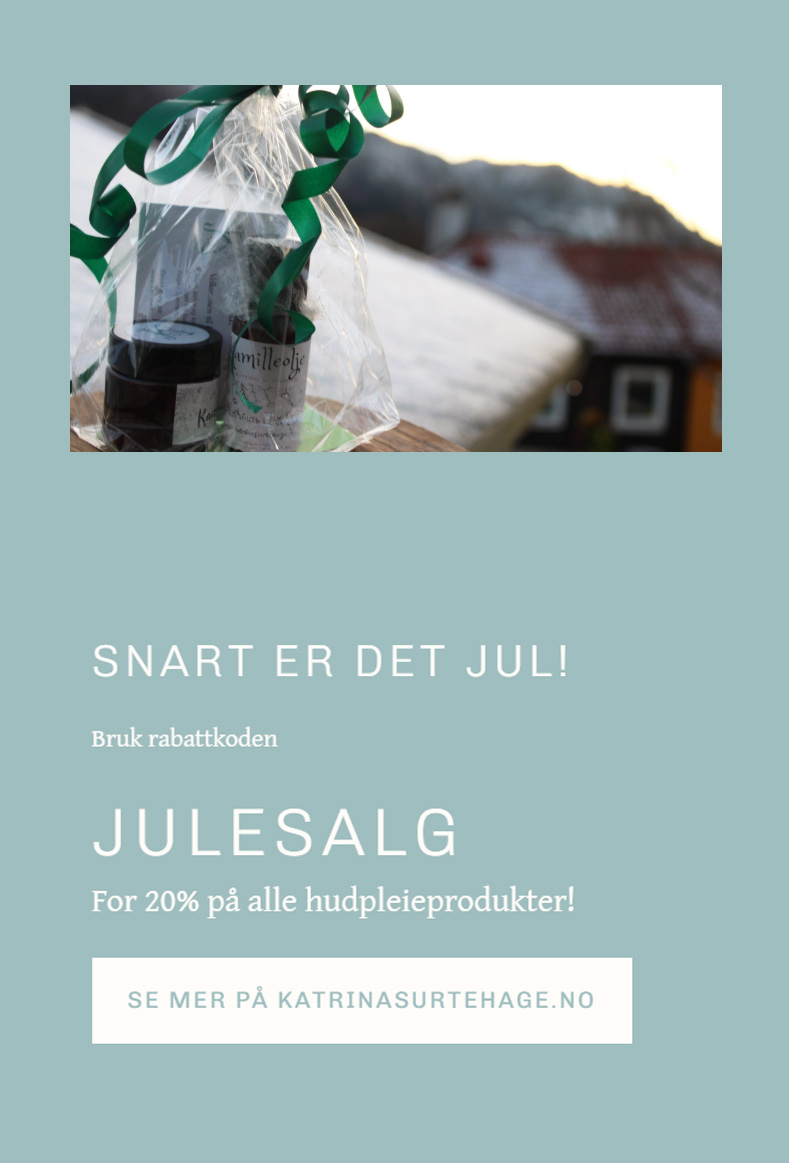 Stort julesalg i butikken!